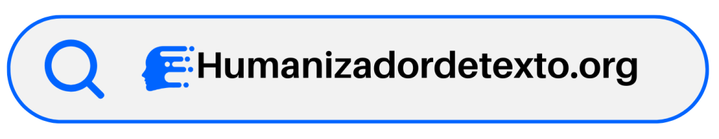 Barra de búsqueda que muestra la URL humanizadordetexto.org